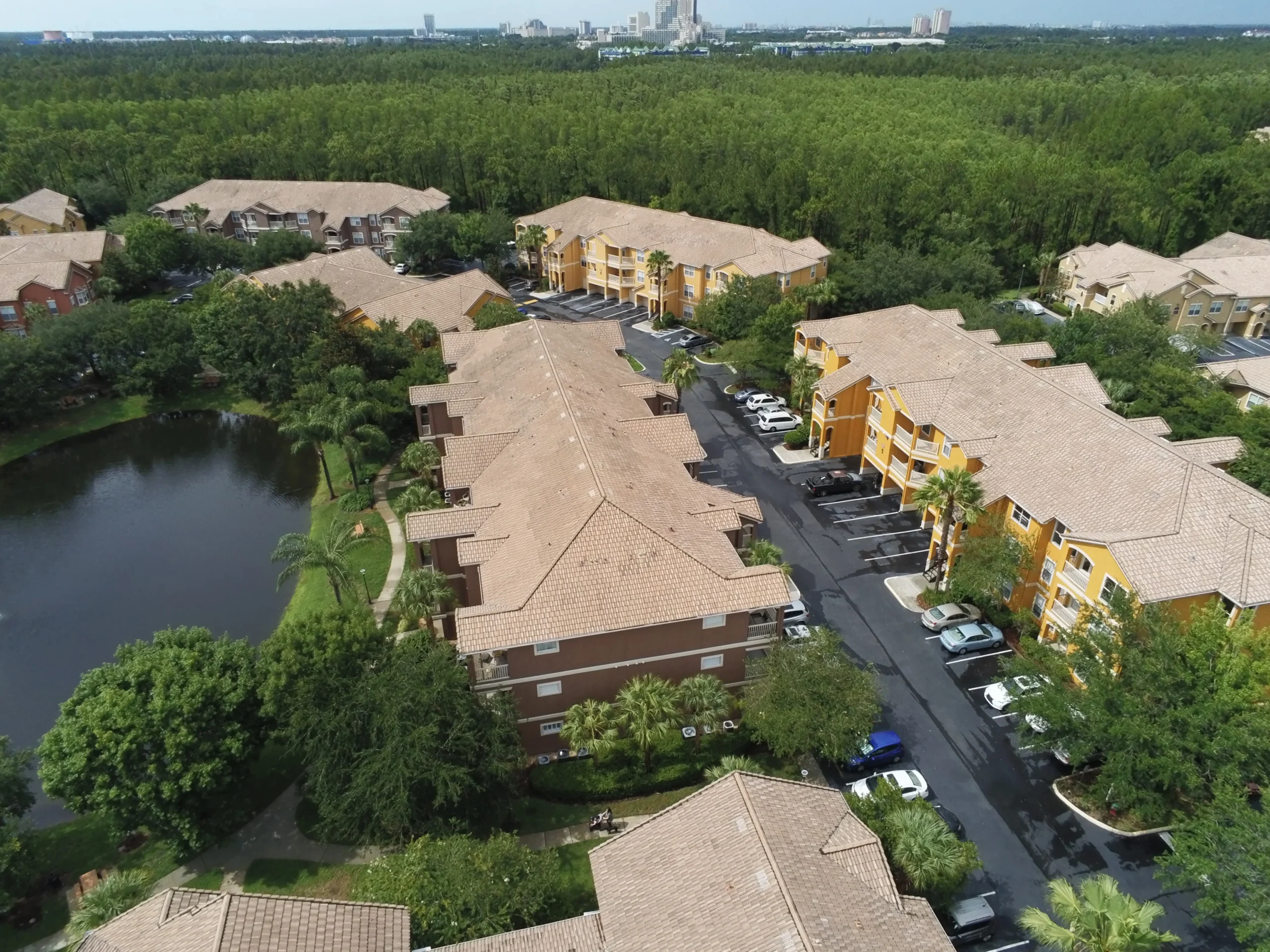Condo roofing project in Southwest Florida