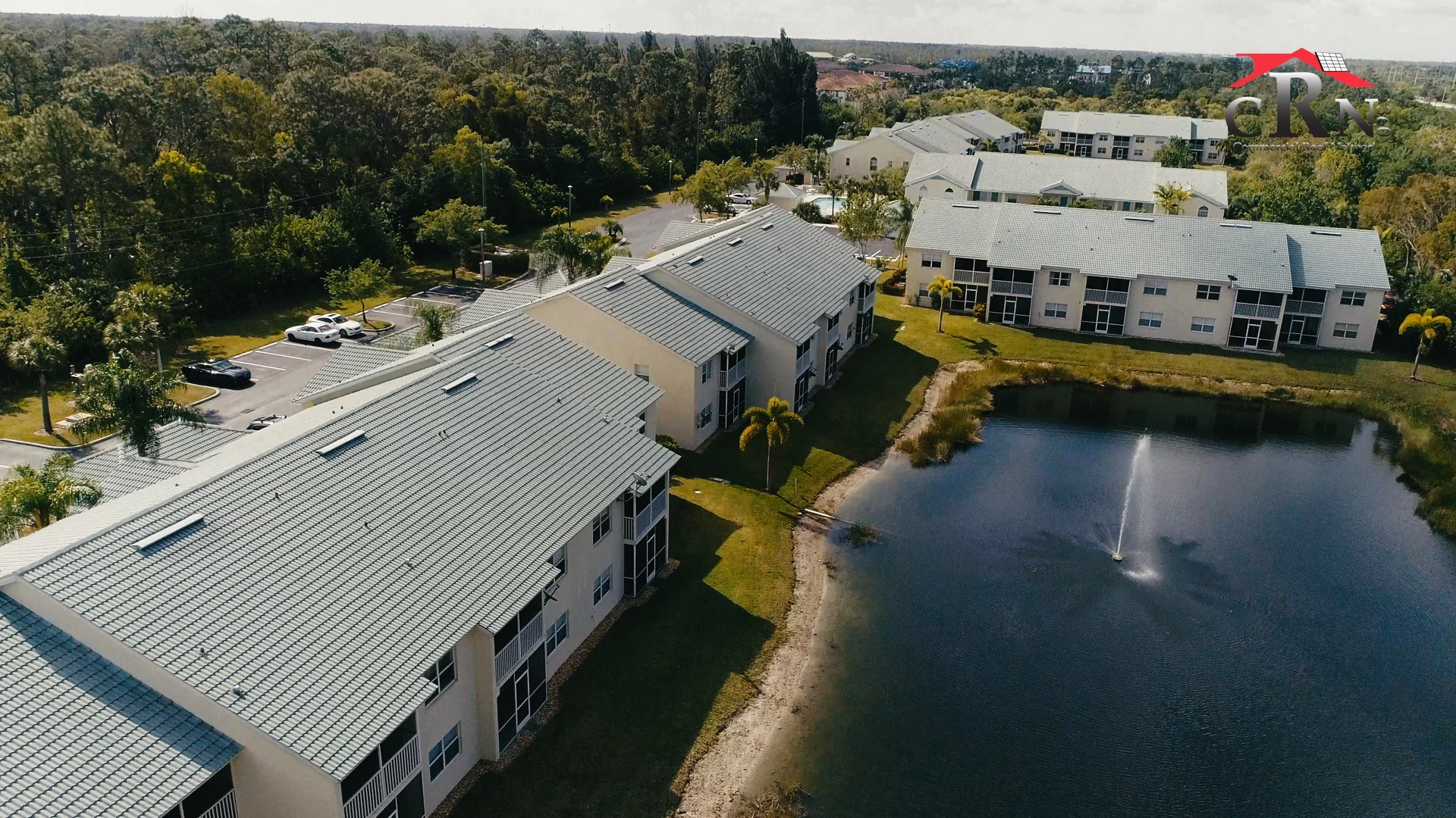 High-rise roofing work
